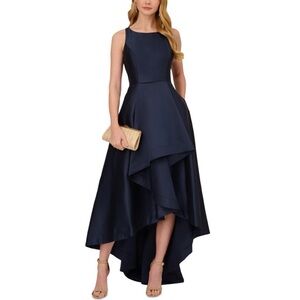 Adriana Pepell Navy High Low Gown